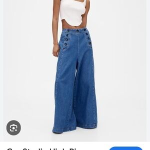 GapStudio High Rise Denim Sailor Pants - SOLD OUT